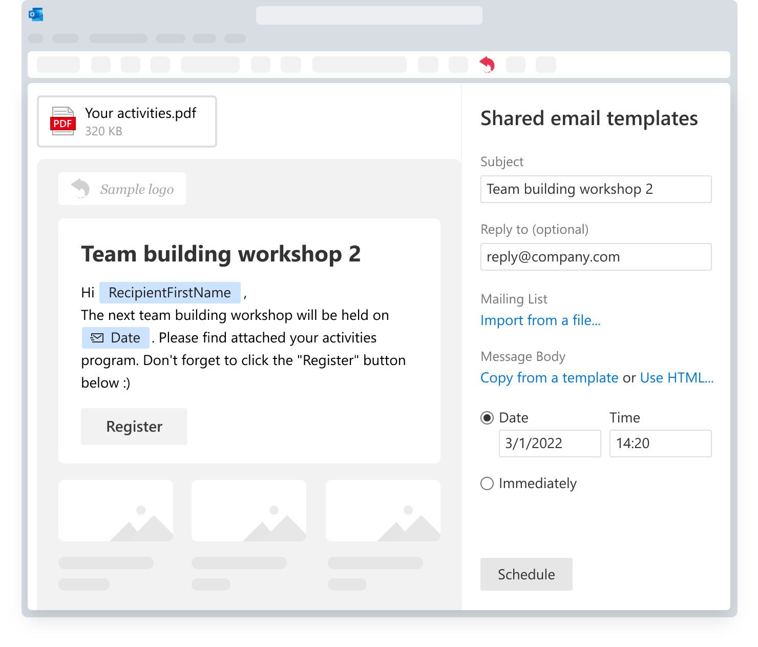 Screenshot of Mail Merge Ablebits