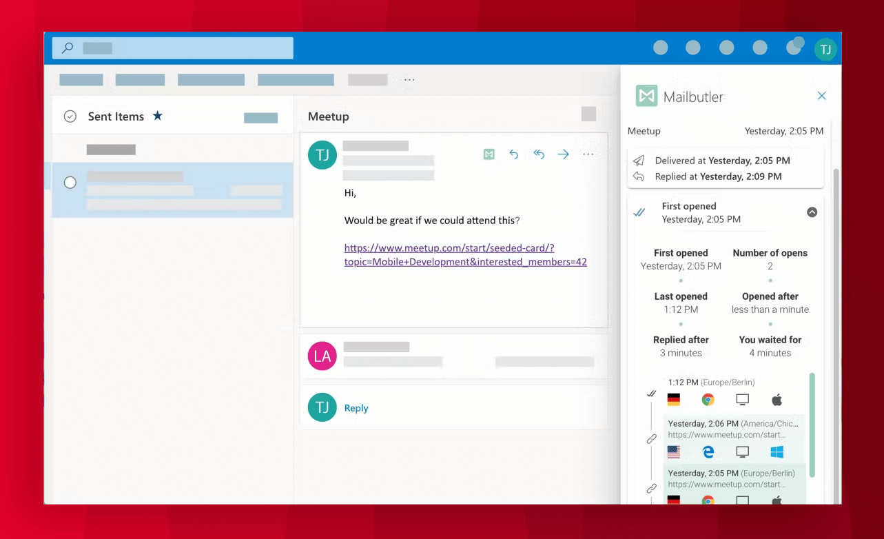 Plugin Mailbutler pour Outlook © Mailbutler