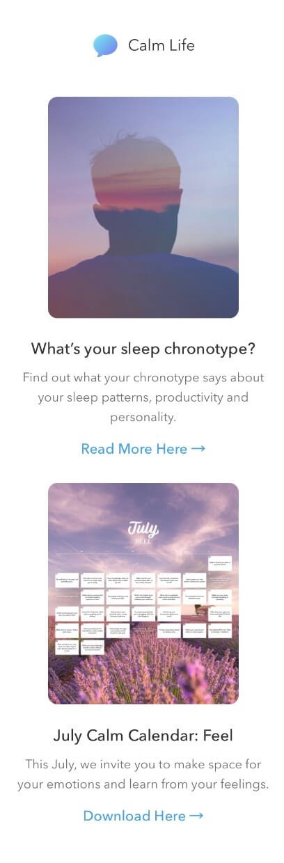 Calm App : Cohérence de Marque