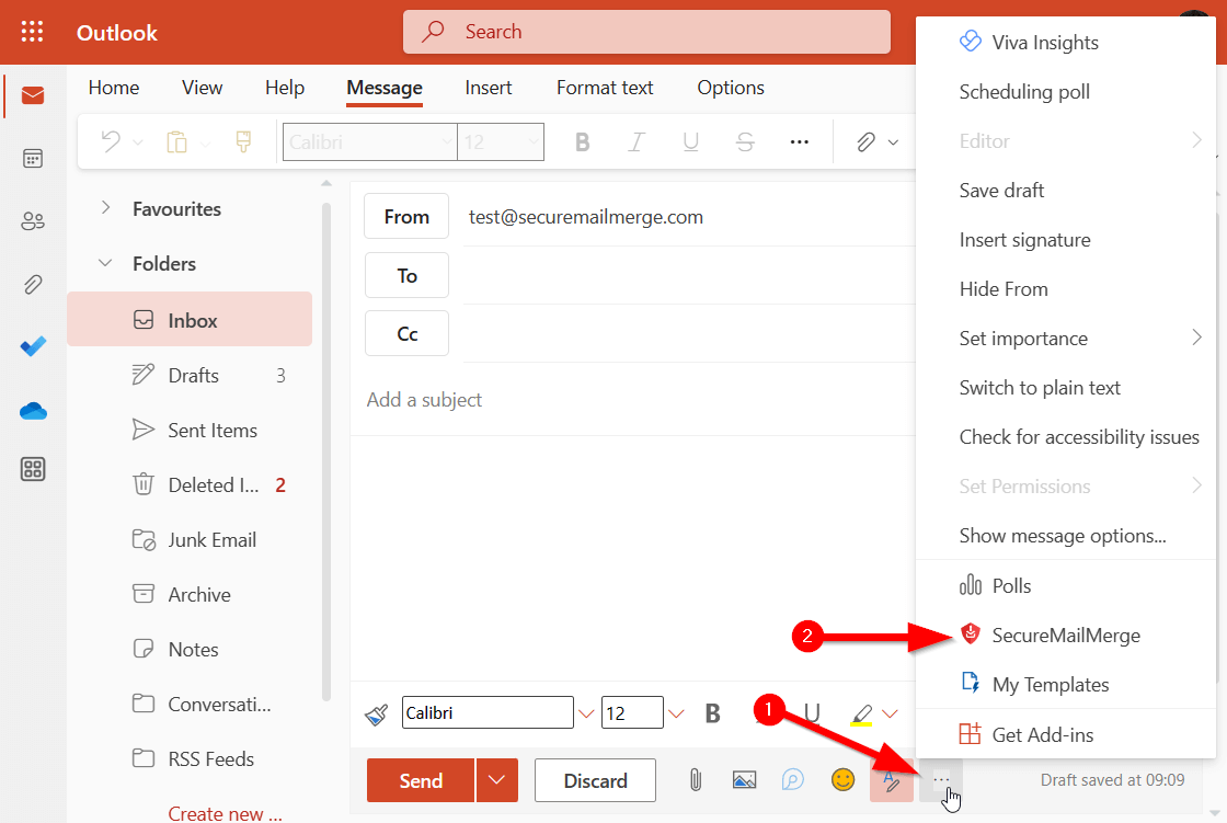 démarrer addin outlook web 2022