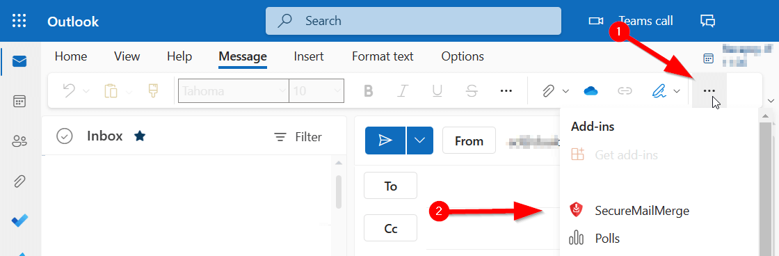 démarrer addin outlook web 2023